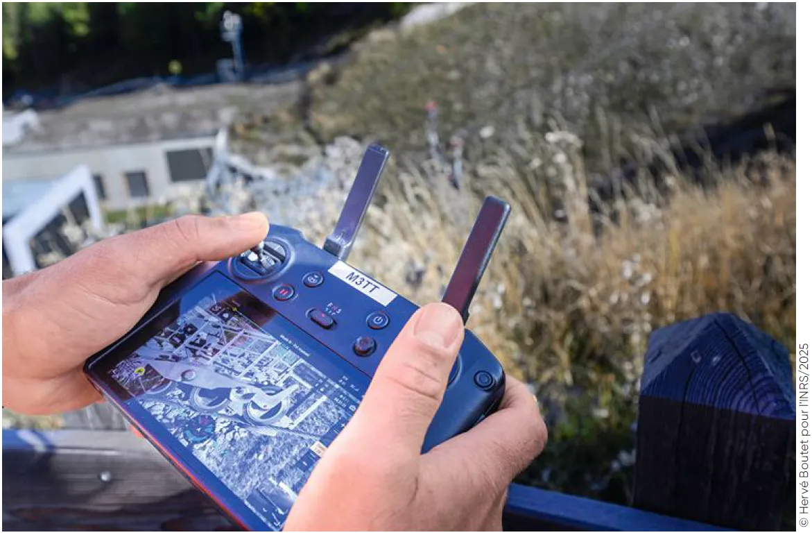 Image for INRS : des drones pour la sécurité des salariés